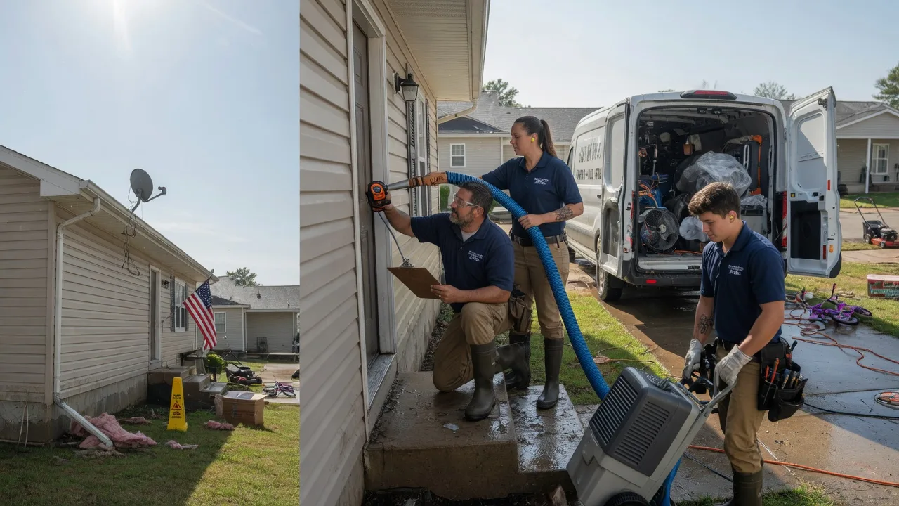 Ceiling Water Damage Restoration in Silva, MO near me